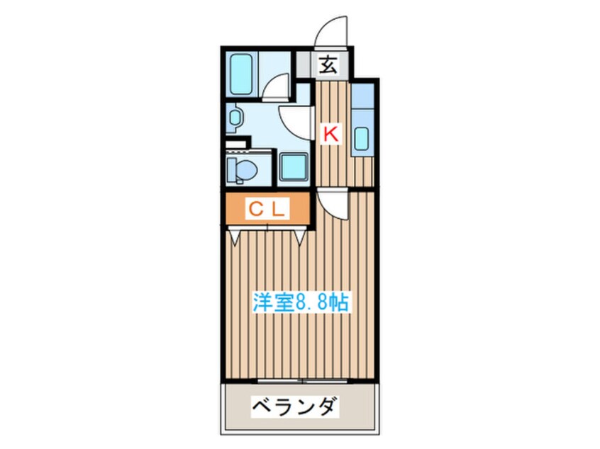 間取図 リビングステージ木町通