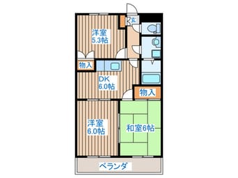 間取図 ヴィンテージ桜
