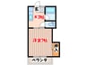 ア－バンハイツ神明 1Kの間取り