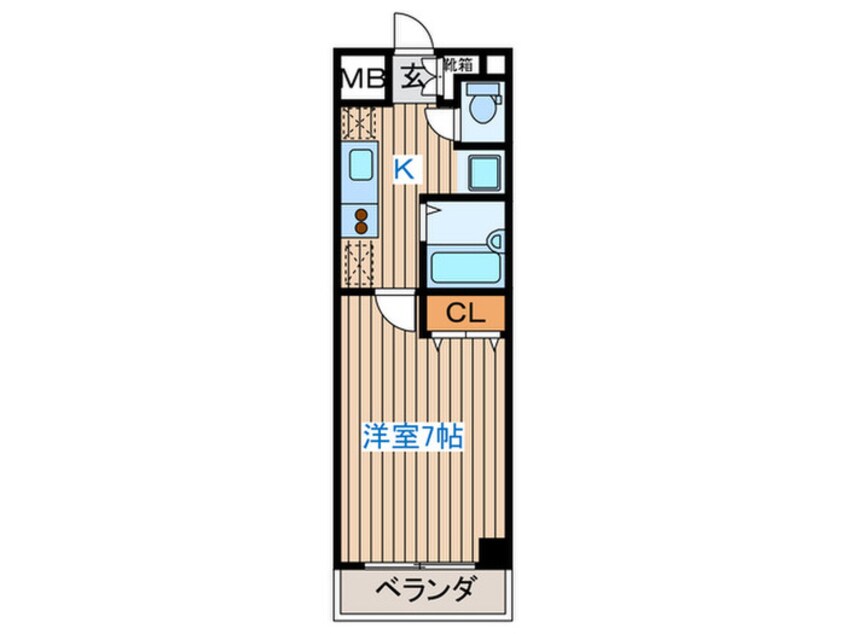 間取図 サンヴァーリオ新田駅前Ⅴ