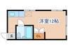 サンエイト穀町 1Rの間取り