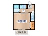 パレーシャル一本杉Ⅱ 1Kの間取り