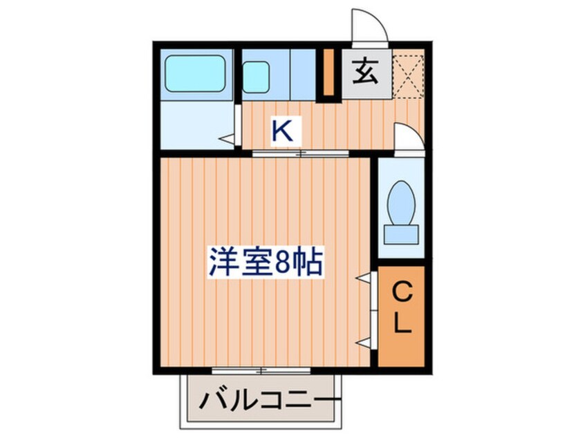 間取図 パレーシャル一本杉Ⅱ