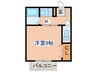 パレーシャル一本杉Ⅱ 1Kの間取り