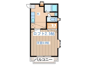 間取図 ソレアード蒲町