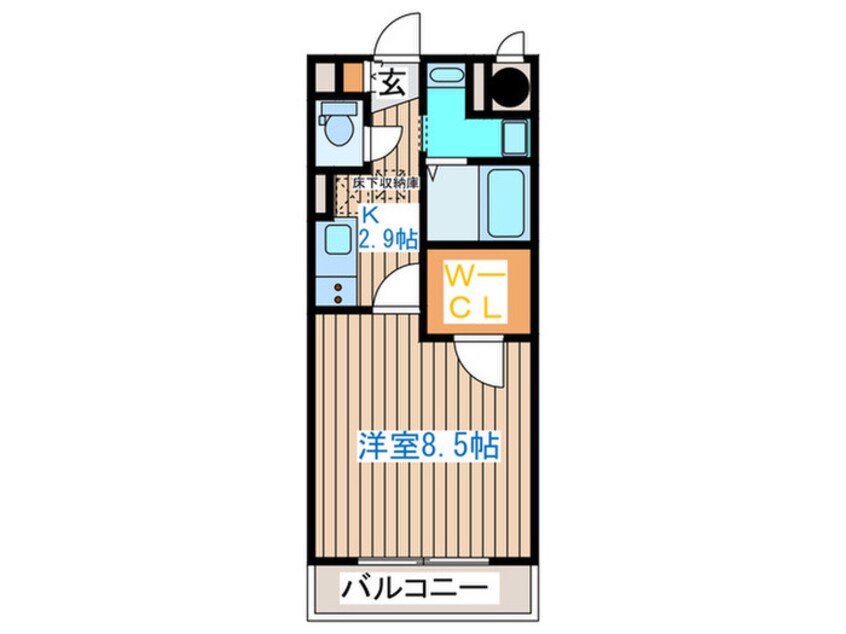 間取図 D-room川内川前丁