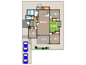 間取図 長命ケ丘四丁目貸家