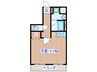 コ－ジ－コ－ト新田 1Rの間取り