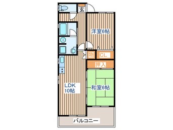 間取図 グリーンライフいぶき