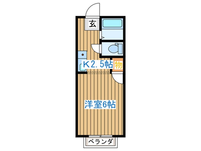 間取り図 プティパレ富沢