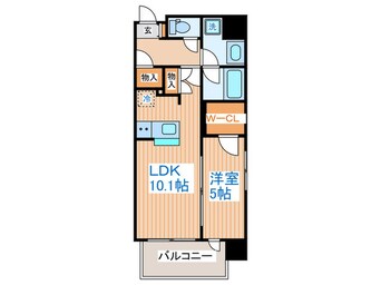 間取図 シーズンフラッツ晩翠通