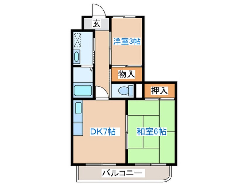 間取図 ワンカントリーマンション