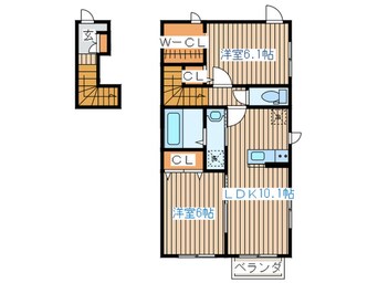 間取図 コンフォール　ママンＡ