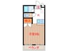 ホッデヌセ中山 1Kの間取り