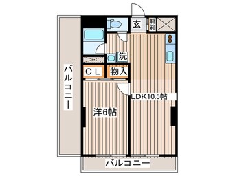 間取図 桃李園ビル