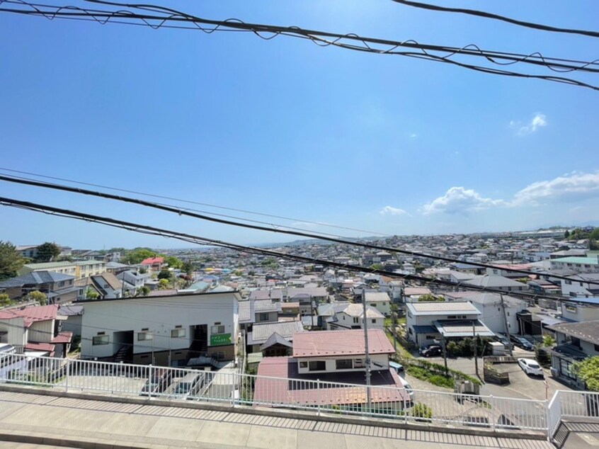 室内からの展望 八木山松波ビル