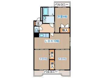 間取図 クレア泉崎