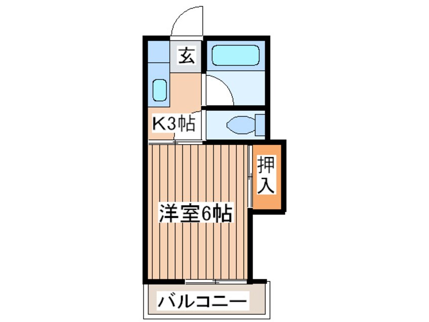 間取図 サンアローズ清水沼