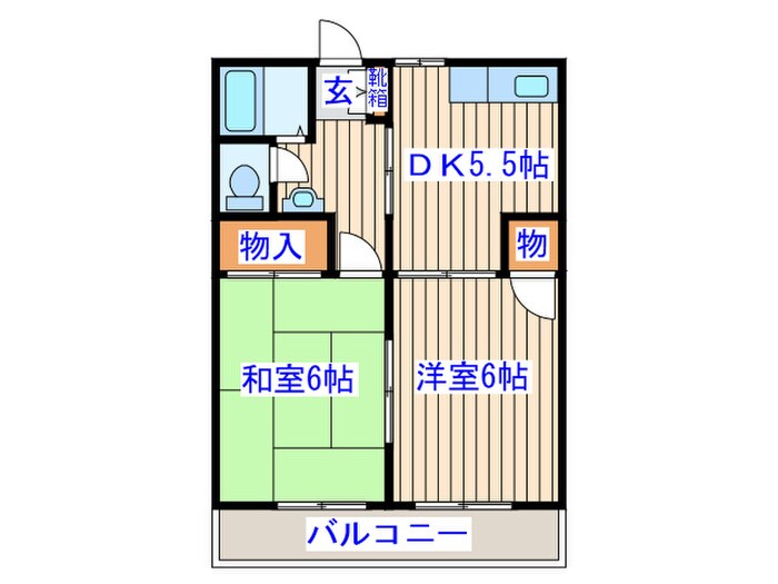 間取り図 メゾン栗生