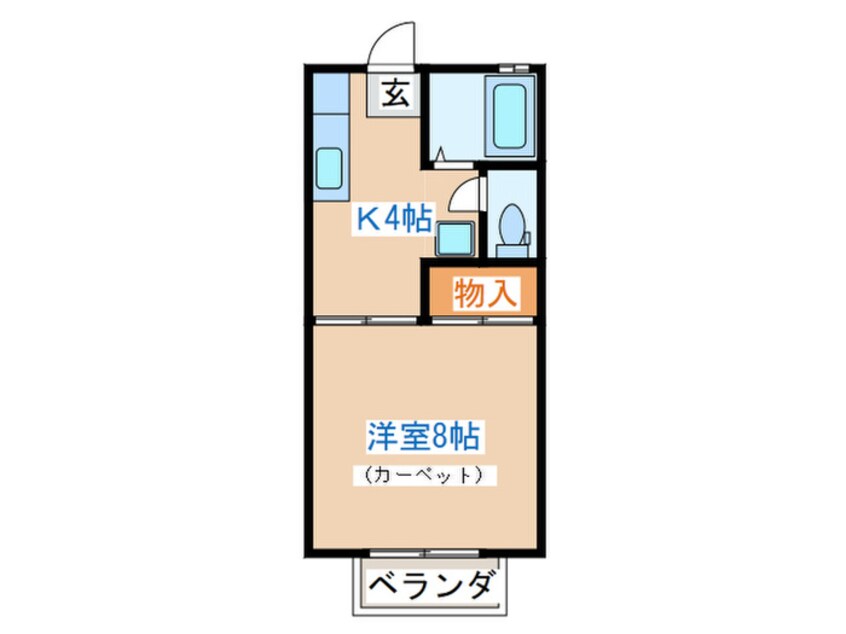 間取図 サンビュ－ハイツ