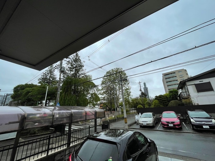 室内からの展望 ロータス上杉