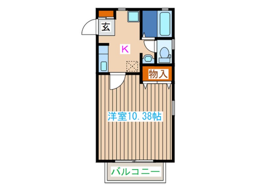 間取図 エアフォルクⅠ番館