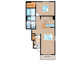 間取図 リッチ・ノールⅠ