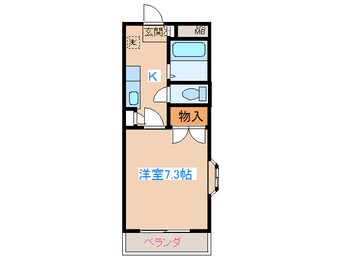 間取図 ベルメゾンＭＩＹＡＺＡＫＩ