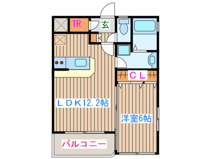 間取図 マノワールエスト