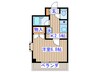 ガーデンプレイスＴ＆Ｔ 1Kの間取り