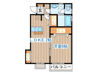 間取図 レーヴ落合弐番館