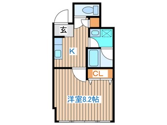 間取図 Ｌａ　Ｄｏｕｃｅｕｒ榴ヶ岡