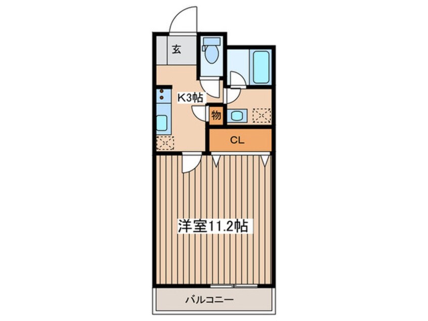 間取図 Ｌａ　Ｄｏｕｃｅｕｒ榴ヶ岡