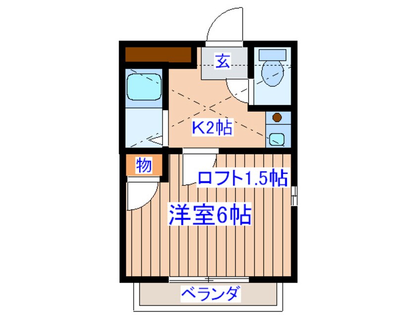 間取図 パ－クハウス中野栄