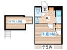 パ－クハウス中野栄 1Kの間取り