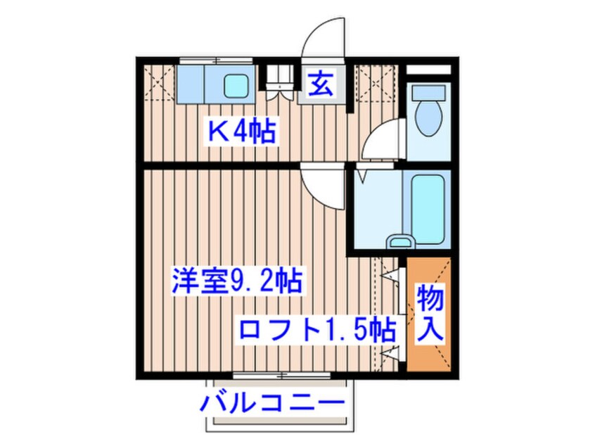 間取図 カーサ二本杉