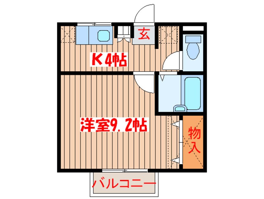 間取図 カーサ二本杉