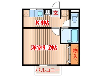 間取図 カーサ二本杉