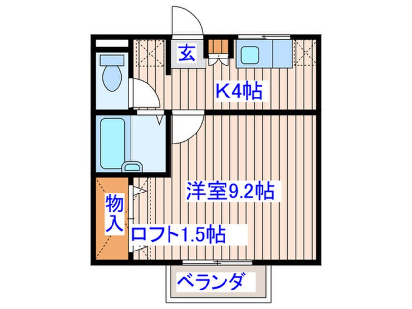 間取図 カーサ二本杉