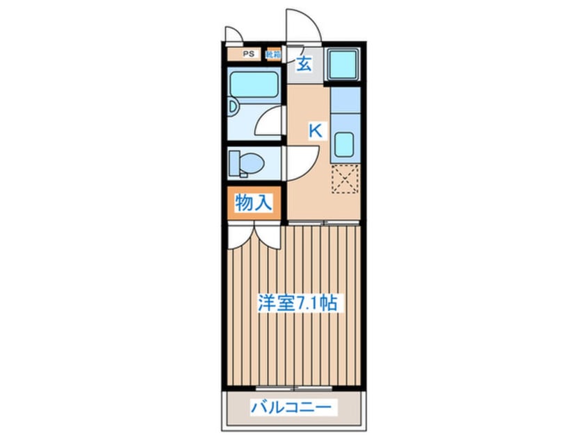 間取図 国見パーソナルメインビル