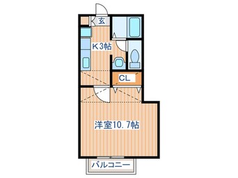 間取図 ソレアードＫ