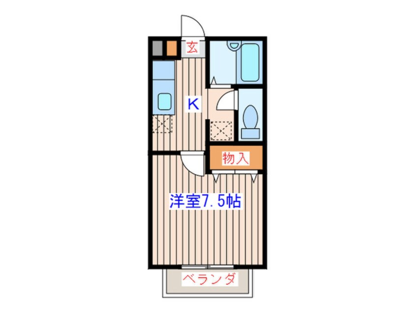 間取図 カーサ・プローディア