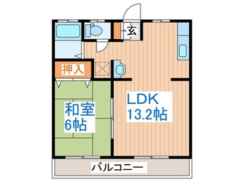 間取図 セゾン高崎