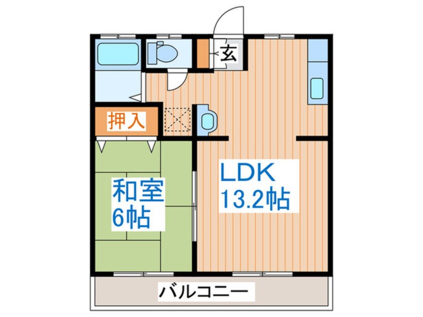 間取図 セゾン高崎