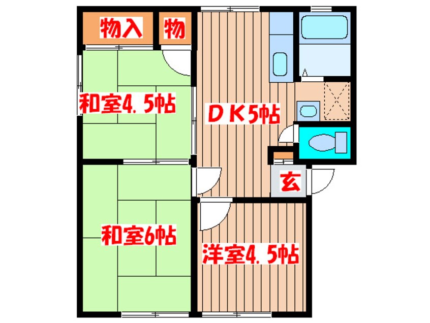 間取図 パナハイツ富士