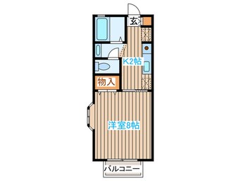 間取図 グリーンヒルズ八乙女