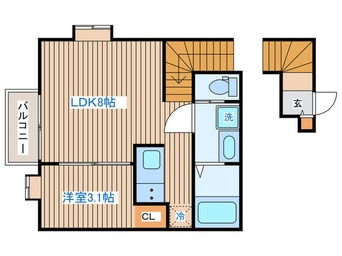 間取図 LibraCout根岸町