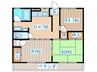 コープ針生Ｂ 3DKの間取り
