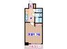 Nａｓｉｃ仙台東口 1Kの間取り