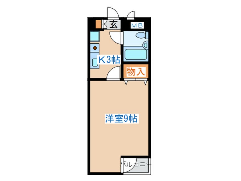 間取図 モアクレスト宮城野